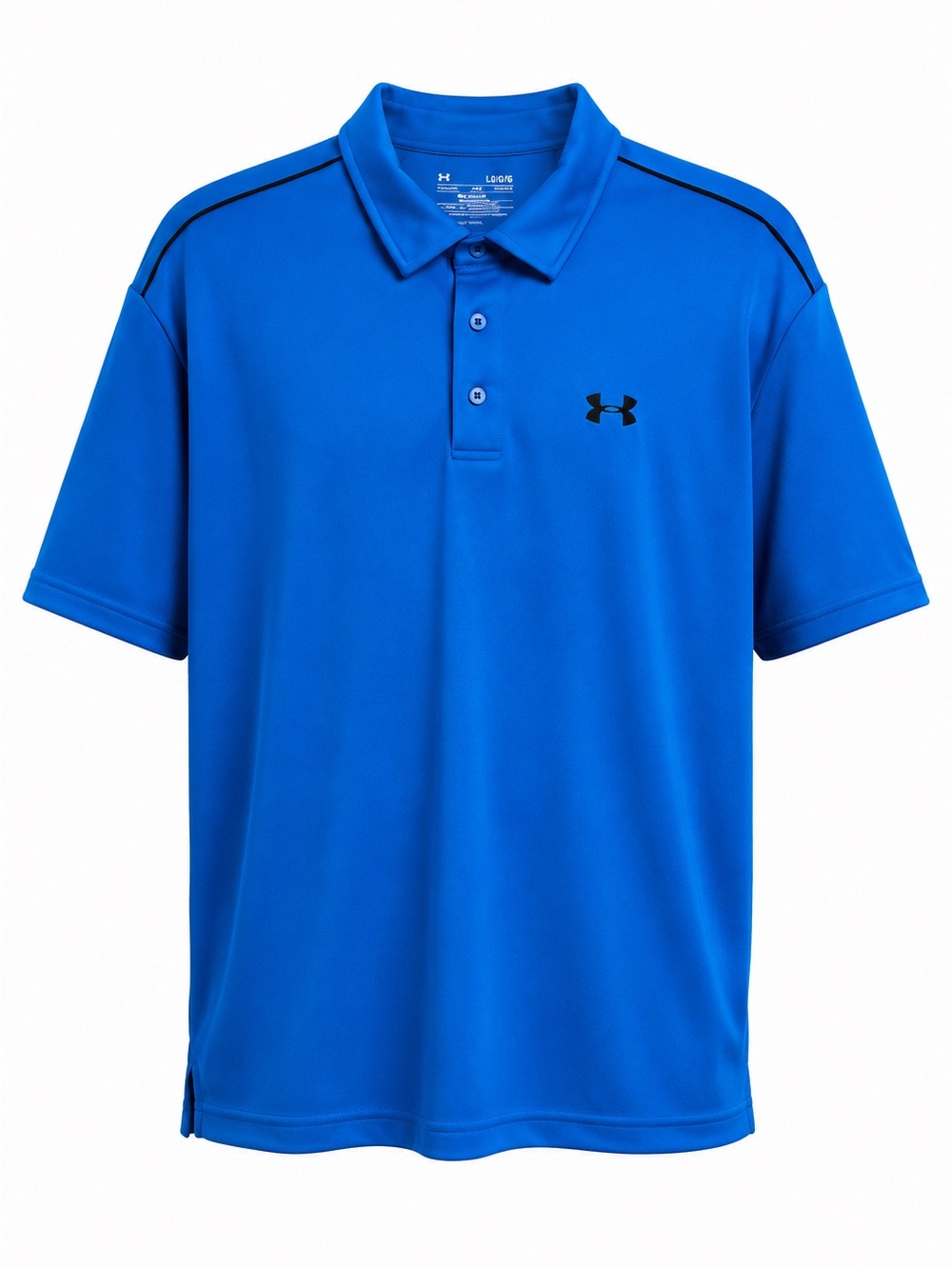 Under Armour HeatGear Golf Polo | Men’s Blue Performance Shirt | Large - Picture 3 of 6
